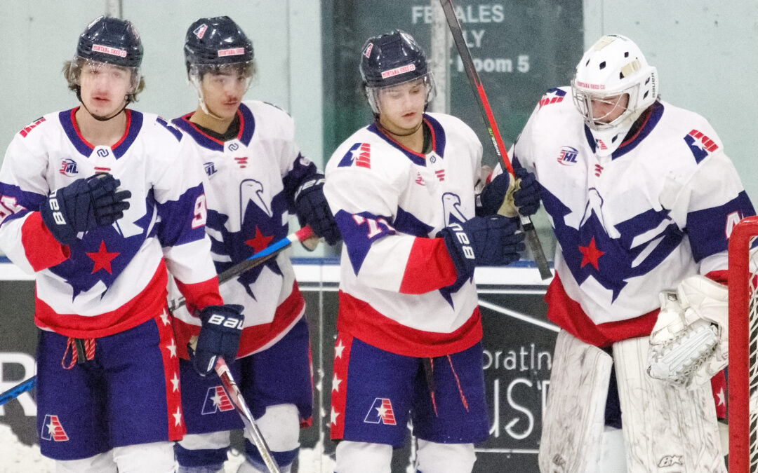 Americans defeat the Ice Dogs to remain in third in the Frontier Division